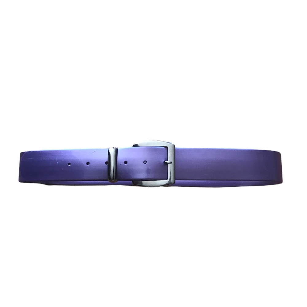 Y2K Purple Metallic belt